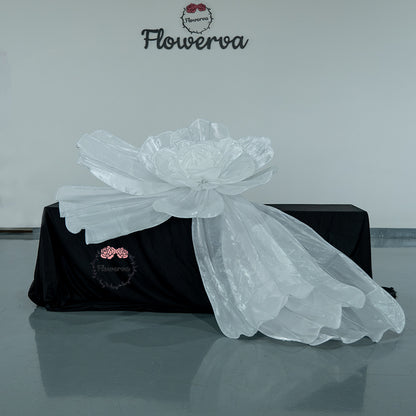 Flowerva Sheer Petal Bow Wedding Decor