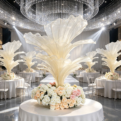 Flowerva Height Fabric Table Flower Wedding Decor(Without Flowers)