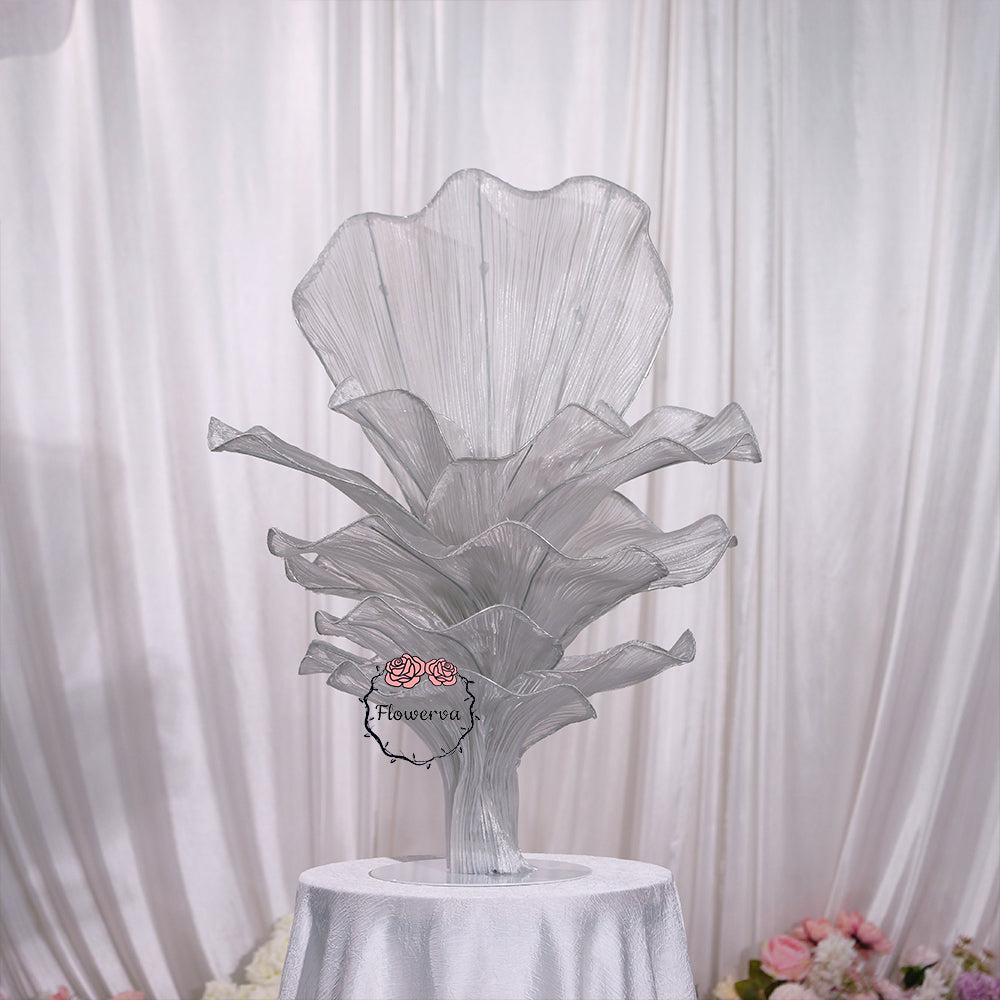 Flowerva''Morning Mist in the Mountains'' gray wedding table flower decoration