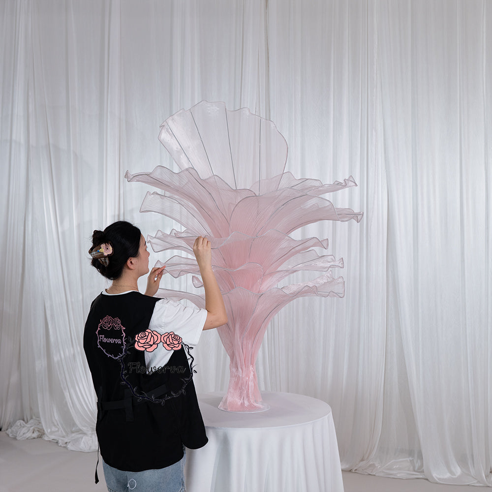 Flowerva Table Flower Wedding Decoration Light Pink