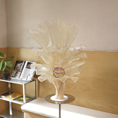 Flowerva Fabric Table Flower Wedding Decor Shopping Mall Decoration