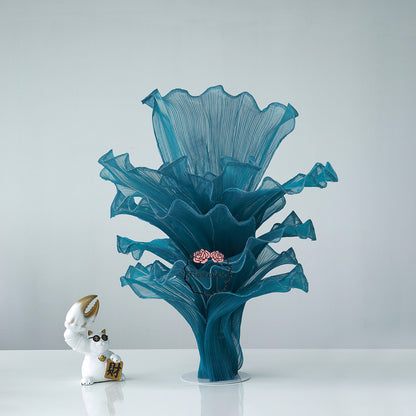 Flowerva Fabric Table Flower Wedding Decor Shopping Mall Decoration