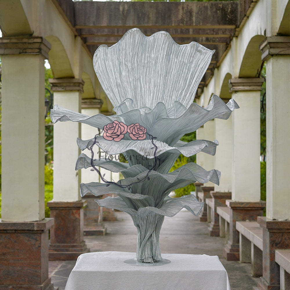 Flowerva Fabric Table Flower Wedding Decor Shopping Mall Decoration