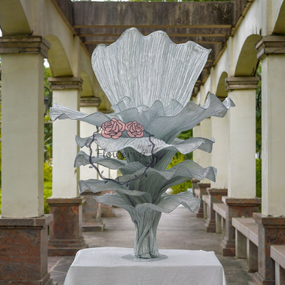 Flowerva Fabric Table Flower Wedding Decor Shopping Mall Decoration