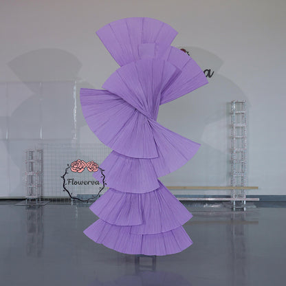 Flowerva Retro Fan Shaped Design Wedding&Event Decoration