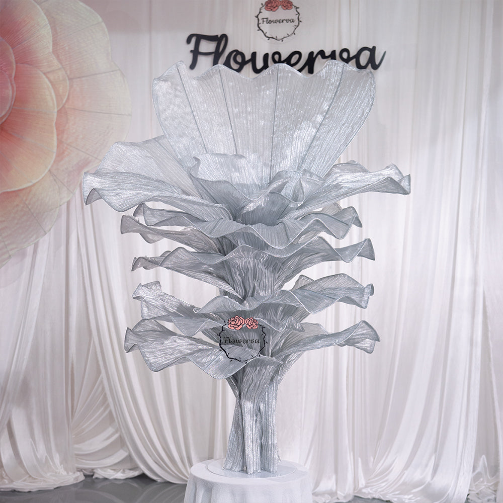 Flowerva Height Fabric Table Flower Wedding Decor(Without Flowers)