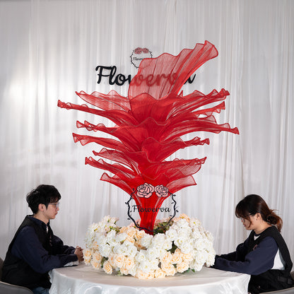 Ensemble de 36 pétales semi-finis