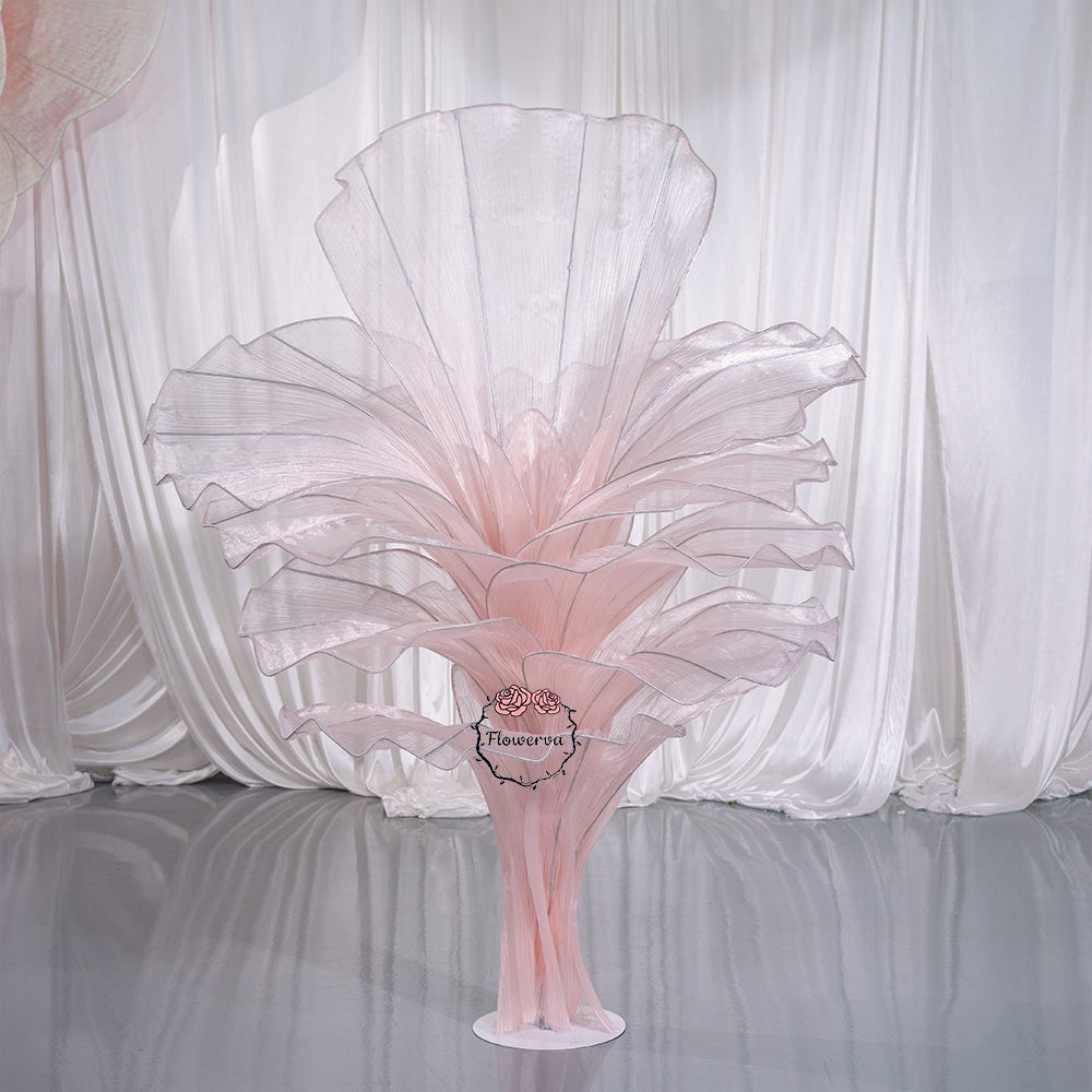 Flowerva Height Fabric Table Flower Wedding Decor(Without Flowers)