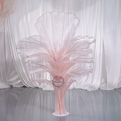 Flowerva Height Fabric Table Flower Wedding Decor(Without Flowers)