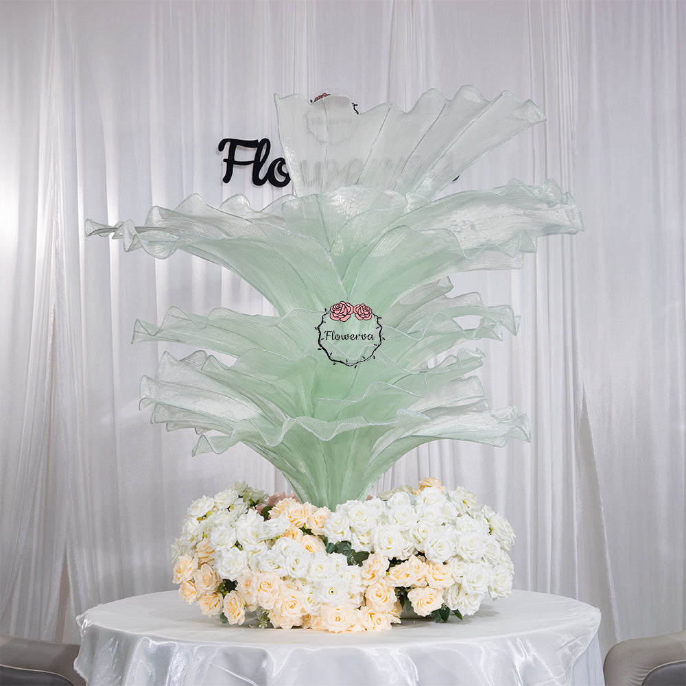 Flowerva Height Fabric Table Flower Wedding Decor(Without Flowers)