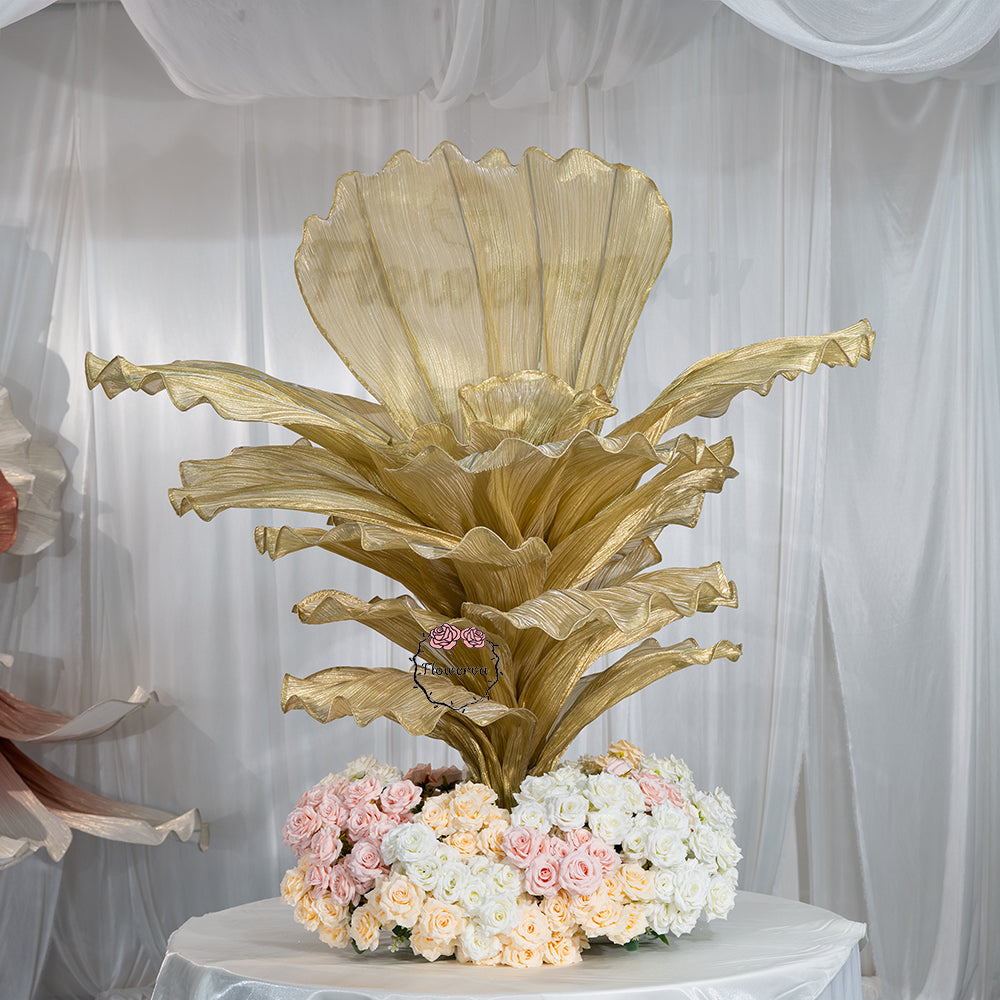 Flowerva Height Fabric Table Flower Wedding Decor(Without Flowers)