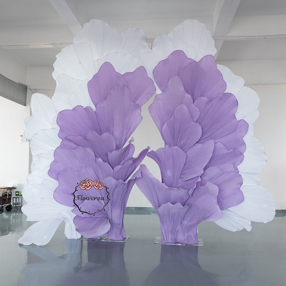 Flowerva Radiant Petal Sculpture Wedding Decor (Excluding Shelves)
