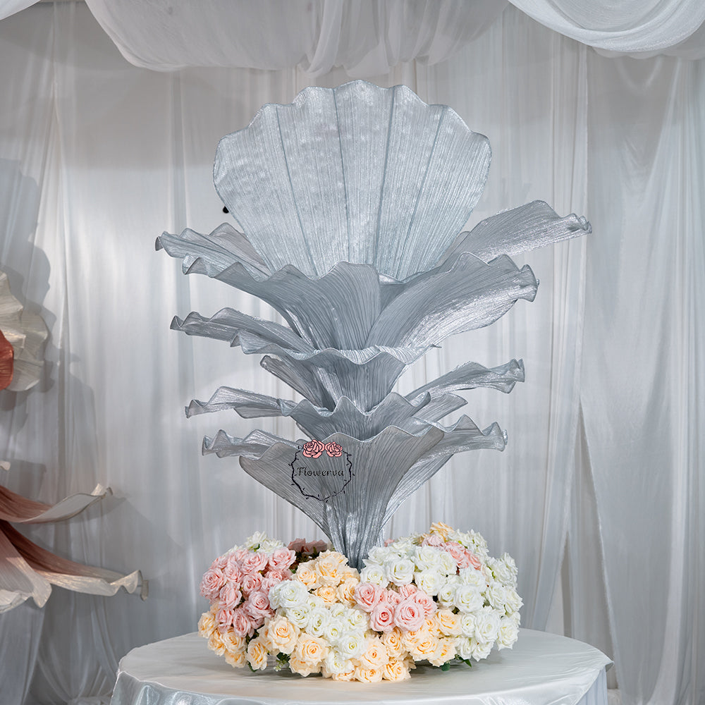 Flowerva Height Fabric Table Flower Wedding Decor(Without Flowers)