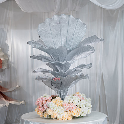 Flowerva Height Fabric Table Flower Wedding Decor(Without Flowers)