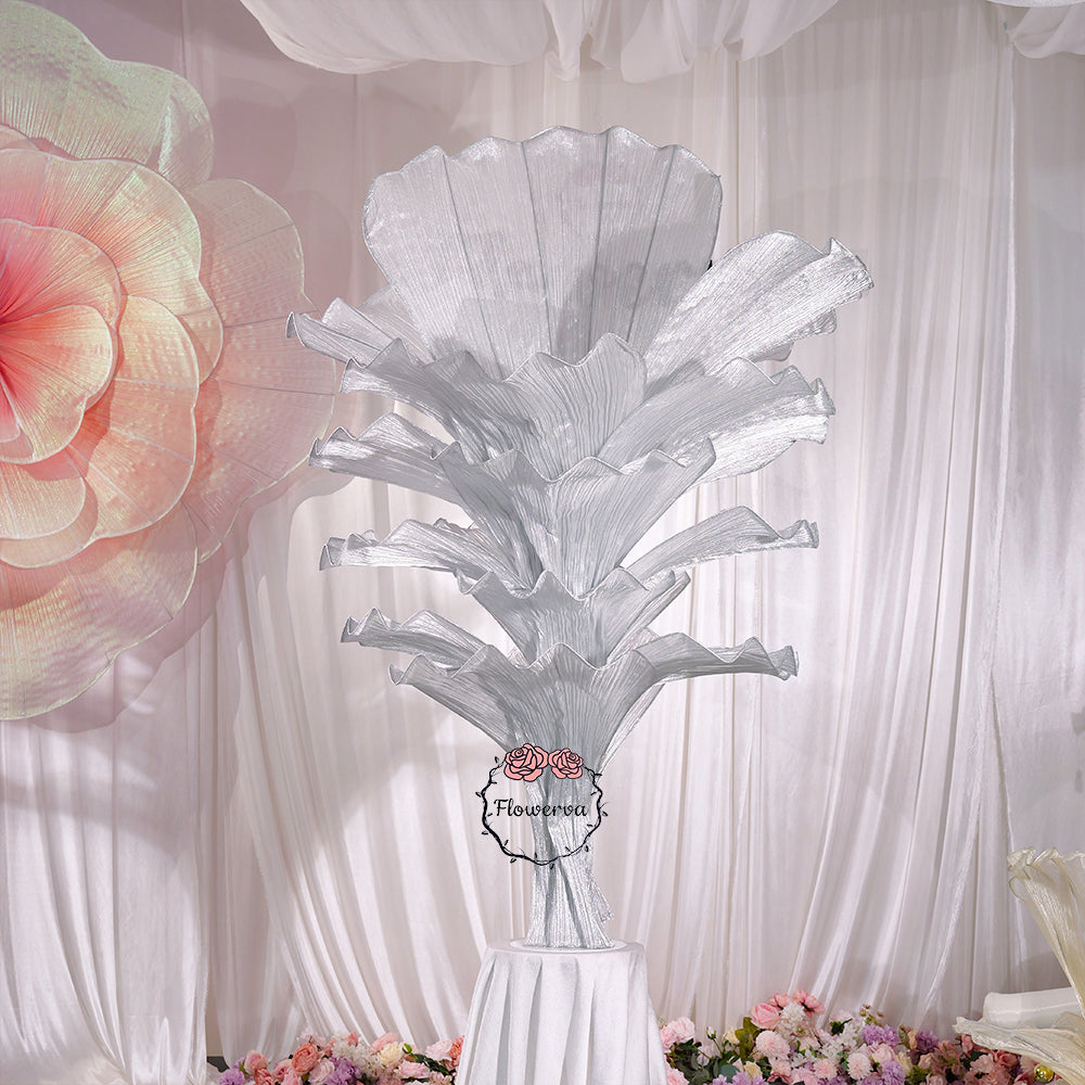 Flowerva Height Fabric Table Flower Wedding Decor(Without Flowers)