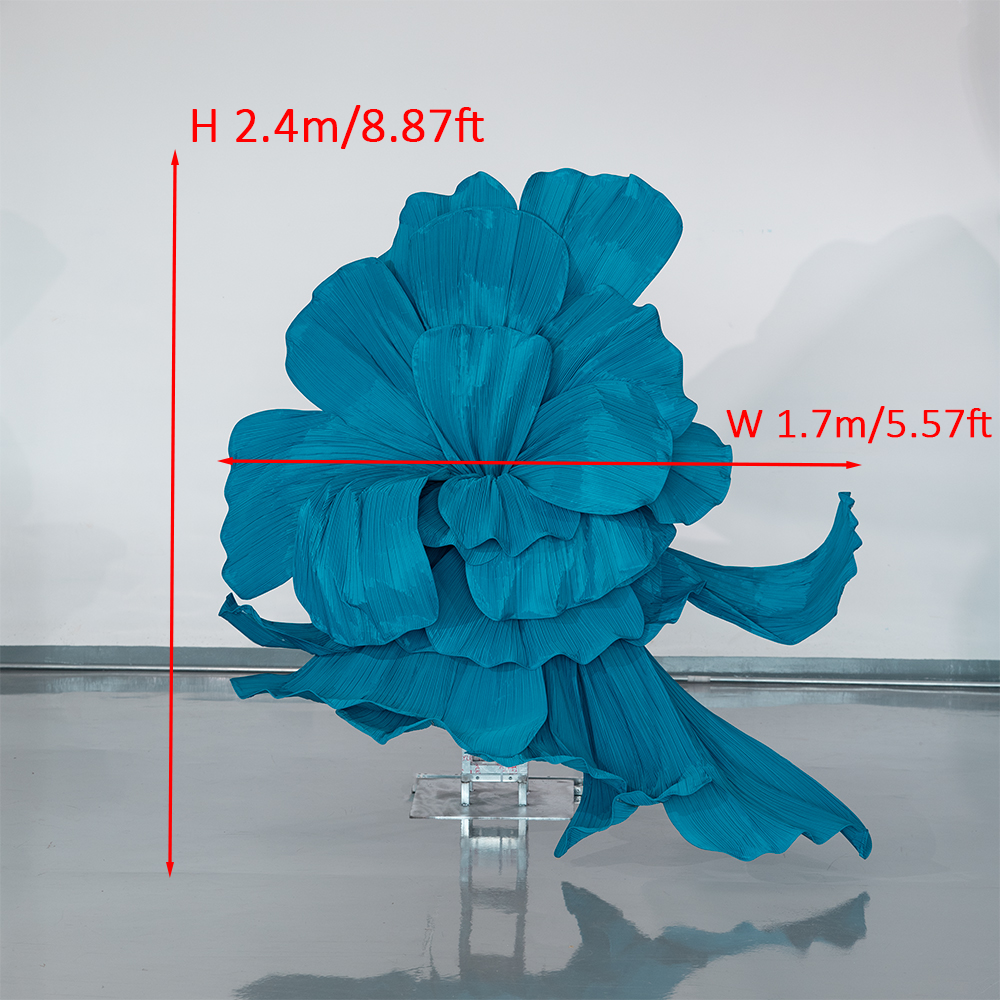 Flowerva Giant Blue Flying Sky Flower Shape Event Decor