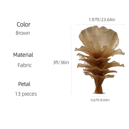 Flowerva Fabric Table Flower Wedding Decor Shopping Mall Decoration