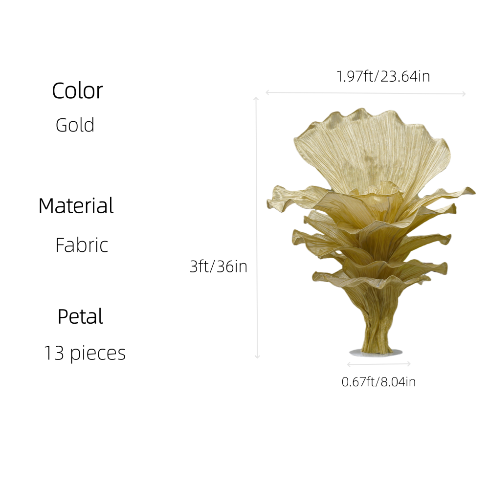 Flowerva Fabric Table Flower Wedding Decor Shopping Mall Decoration