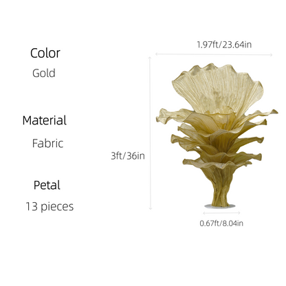 Flowerva Fabric Table Flower Wedding Decor Shopping Mall Decoration