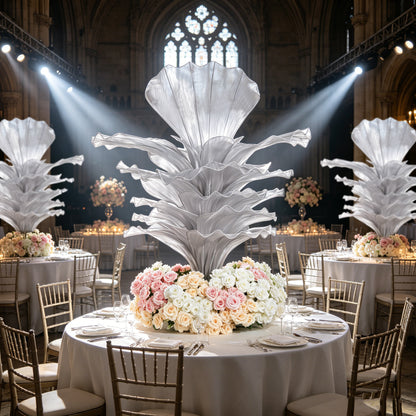Flowerva Height Fabric Table Flower Wedding Decor(Without Flowers)