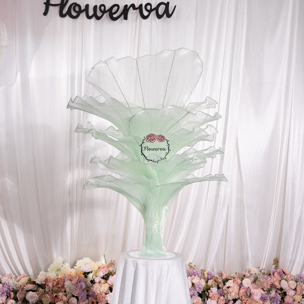Flowerva Height Fabric Table Flower Wedding Decor(Without Flowers)