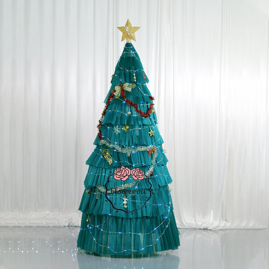 Flowerva "Frost Ballet" Art Christmas Tree Installation