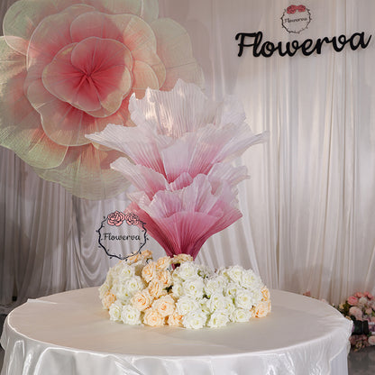 Flowerva "Romantic Light" Table Flower Wedding Decoration/Home Decor