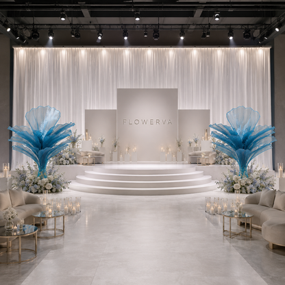 Statement Flowerva "Ocean Love" Artistic Floral Installation