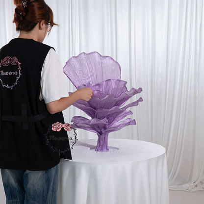 Flowerva Table Flower Wedding Decoration Pearl Purple
