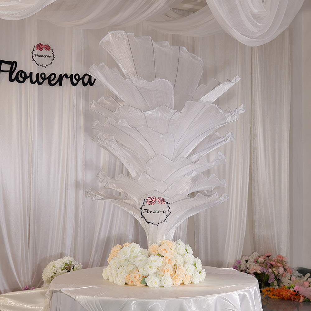 Flowerva Height Fabric Table Flower Wedding Decor(Without Flowers)