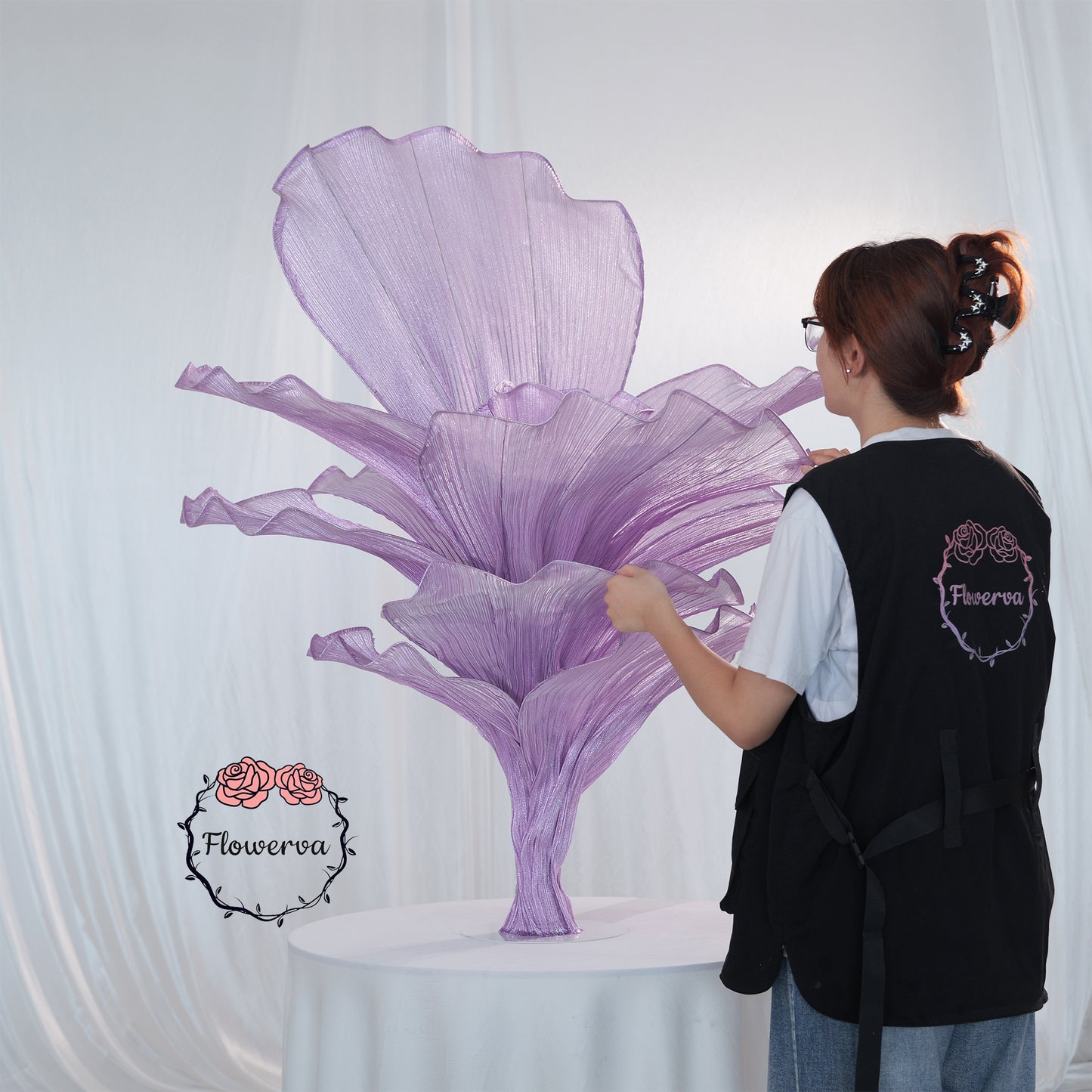 Ensemble de 36 pétales semi-finis