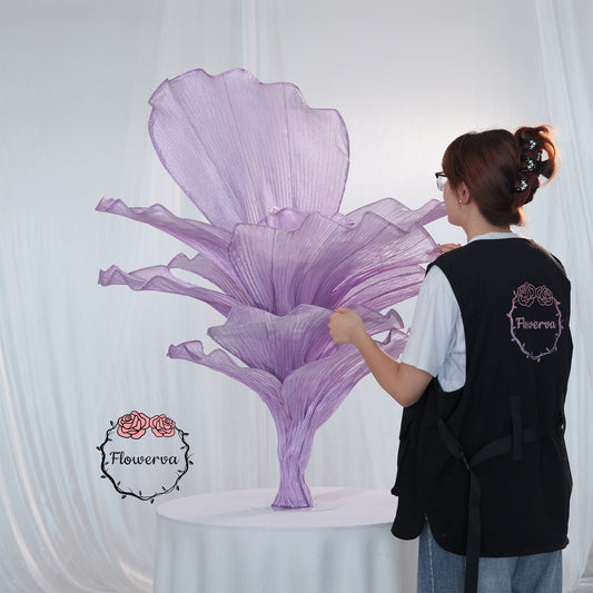 Flowerva Amethyst Wedding and Home Art Decoration Pearl Purple 120cm