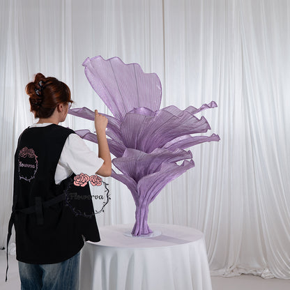Flowerva Table Flower Wedding Decoration Pearl Purple