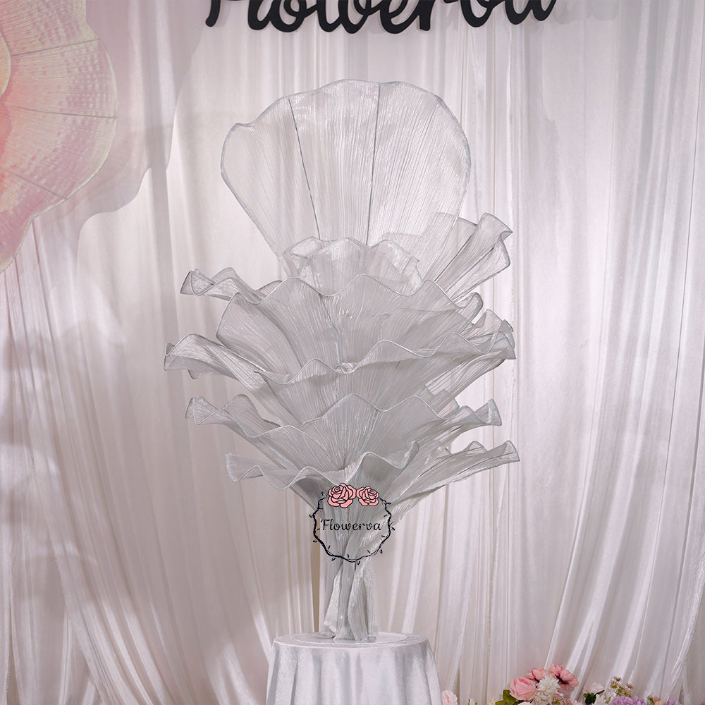 Flowerva Height Fabric Table Flower Wedding Decor(Without Flowers)