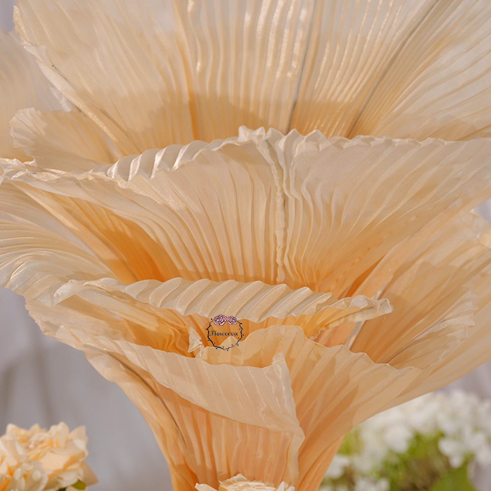 Flowerva Champagne Table Flower Wedding Table Centerpiece