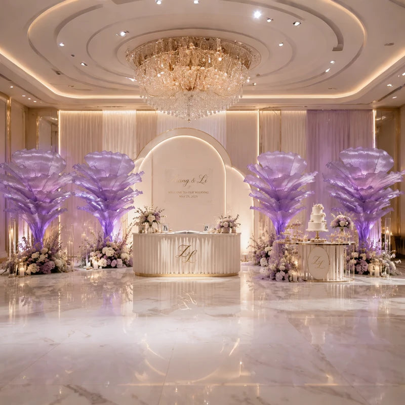 Flowerva Luxury Fabric Floral Centerpieces Handcrafted Wedding & Event Decor