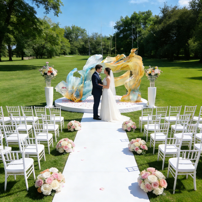Flowerva Ceiling design flower Gradient decoration