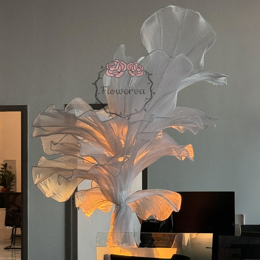 Flowerva Fabric Table Flower Wedding Decor(Without Flowers)