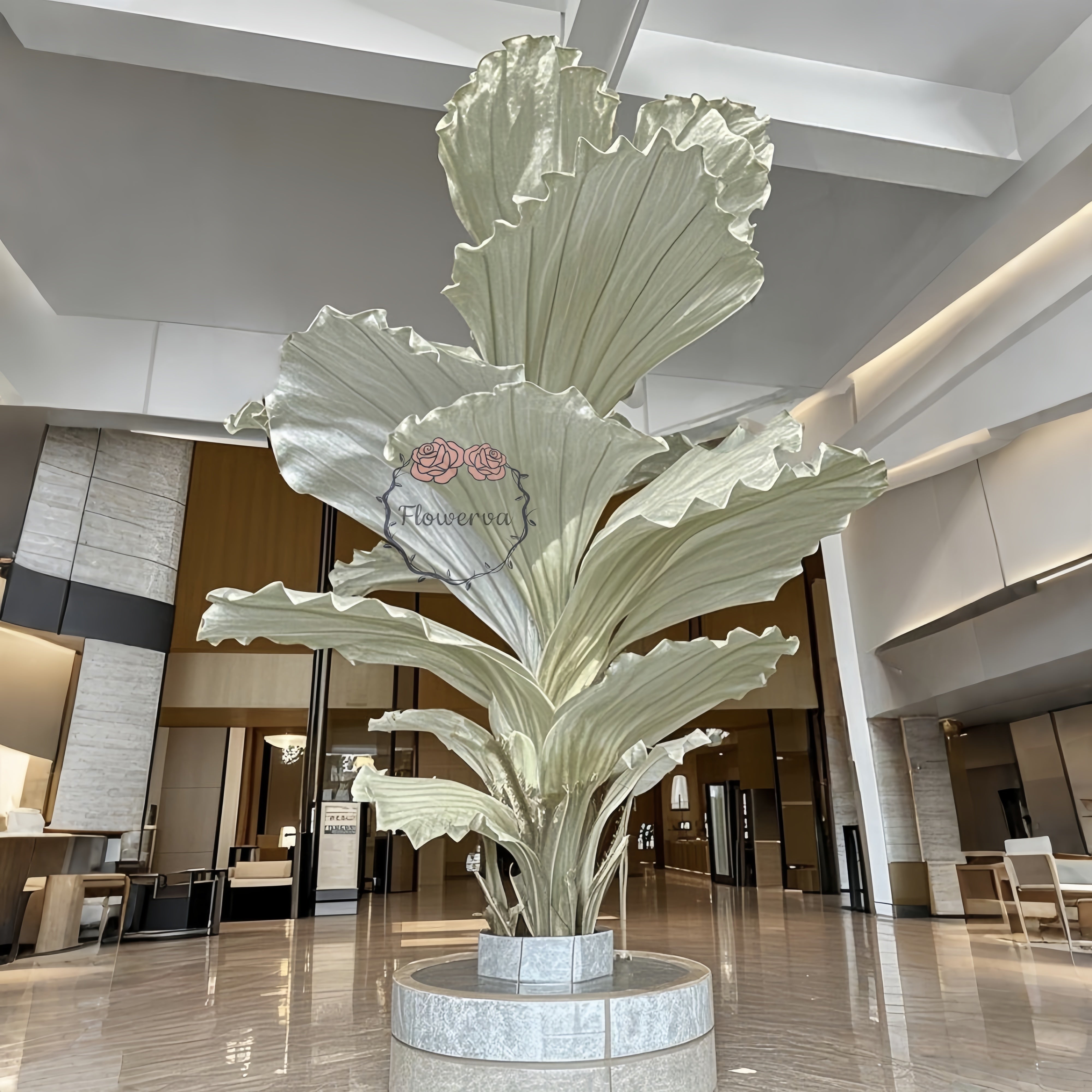 Flowerva Floating Light Leaf Shadow Advanced Art Installation