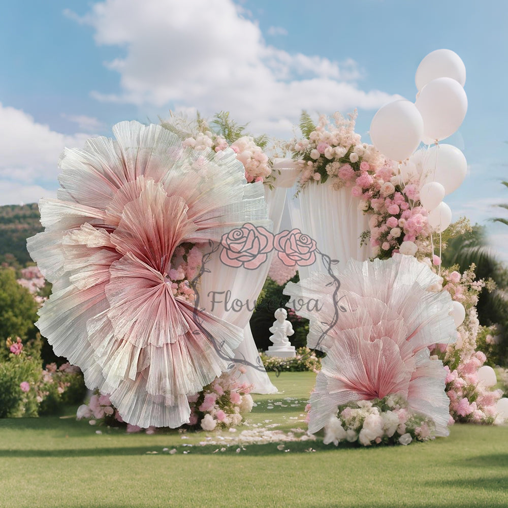 Flowerva "Love Blooms Like Flowers" Dreamy Wedding Art Installation