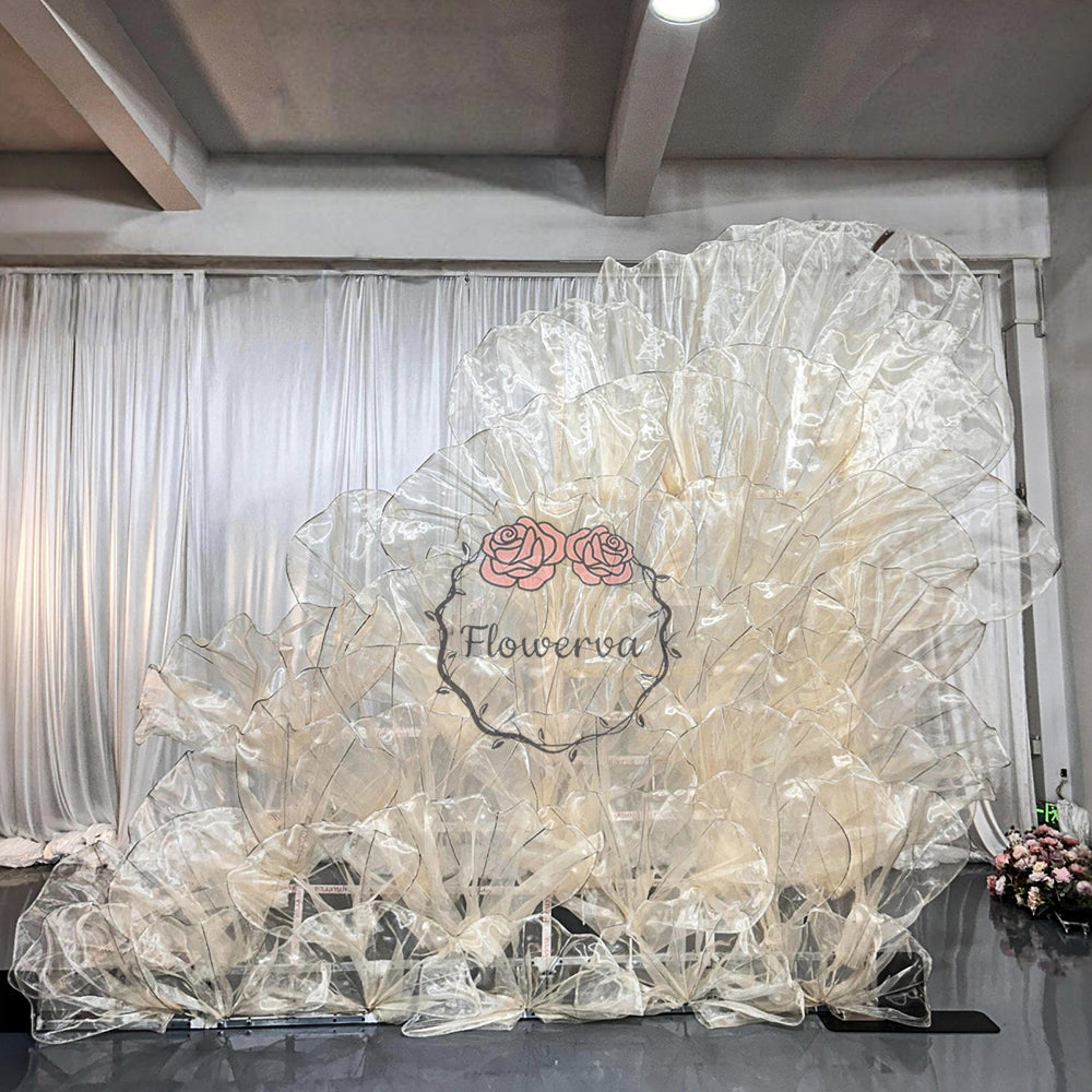 Flowerva Woven Dreams Wedding Floral Wall Art Installation