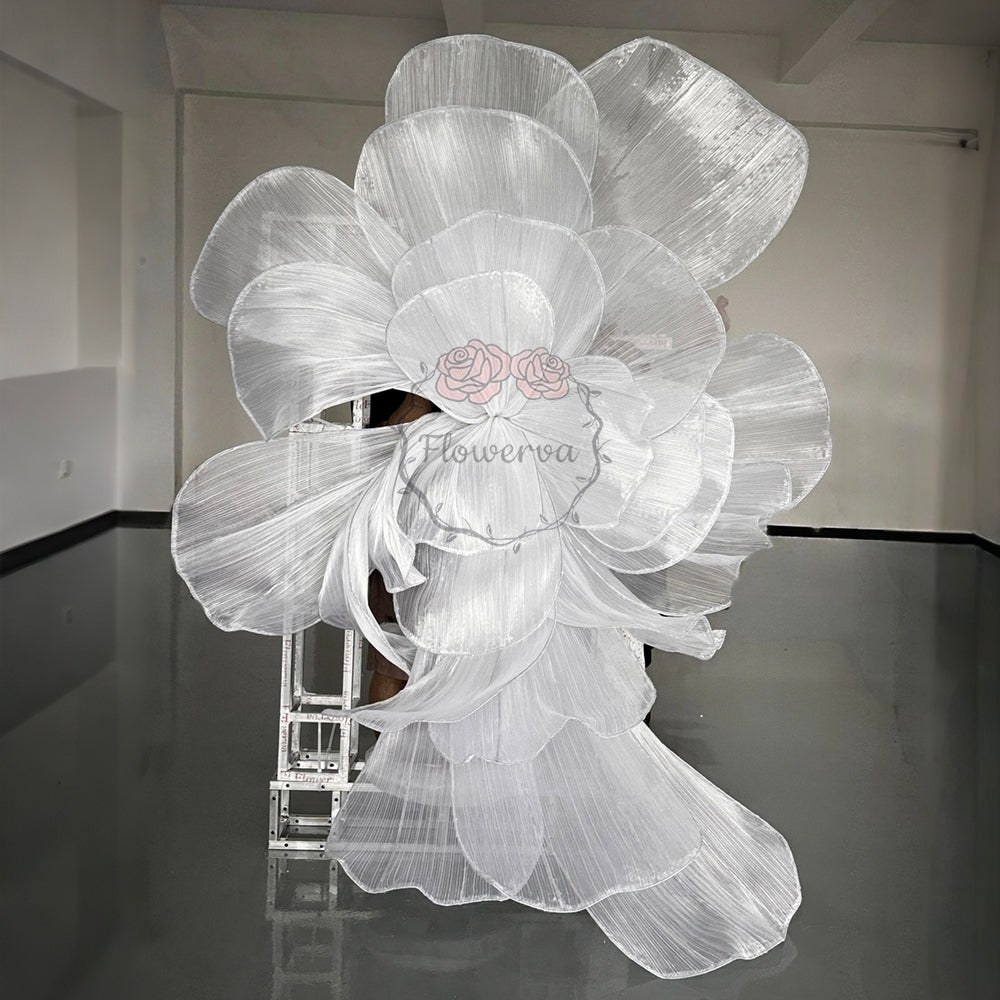 Flowerva Cloud Veil Oversized Statement  Bloom