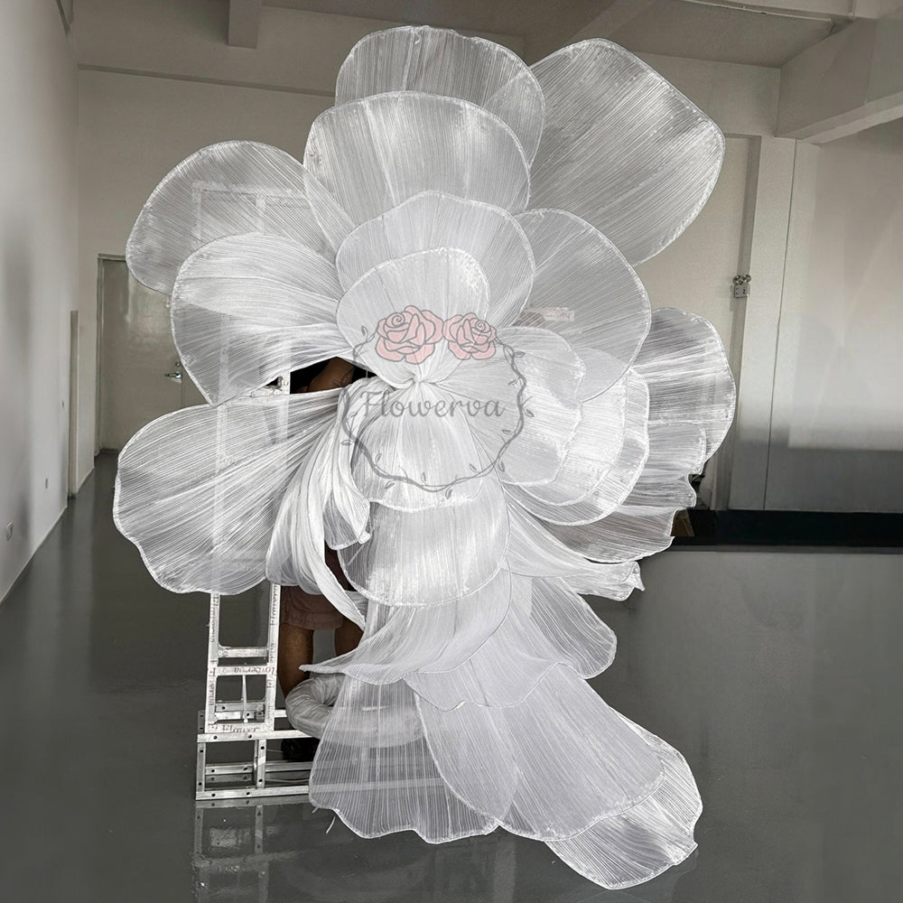 Flowerva Cloud Veil Oversized Statement  Bloom