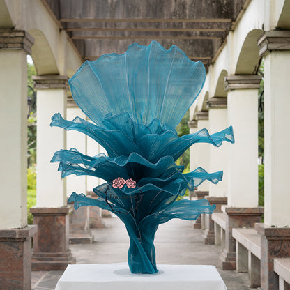 Flowerva Fabric Table Flower Wedding Decor Shopping Mall Decoration