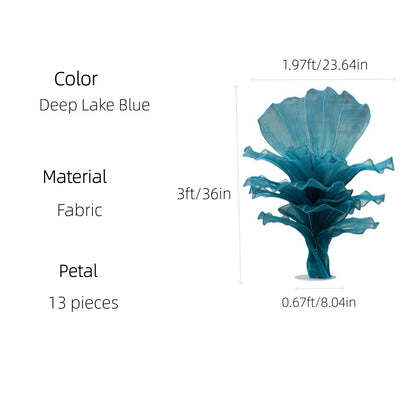 Flowerva Fabric Table Flower Wedding Decor Shopping Mall Decoration