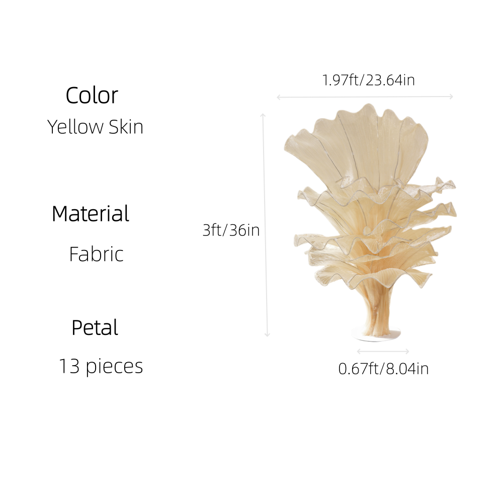 Flowerva Fabric Table Flower Wedding Decor Shopping Mall Decoration