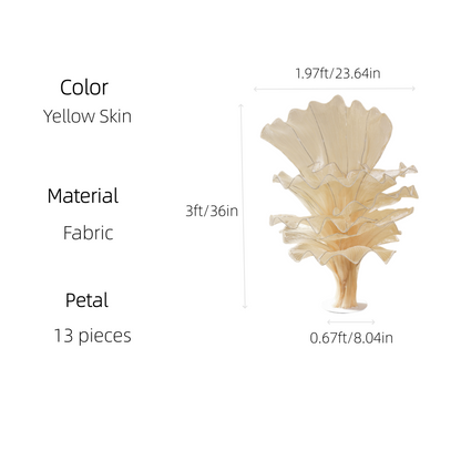 Flowerva Fabric Table Flower Wedding Decor Shopping Mall Decoration