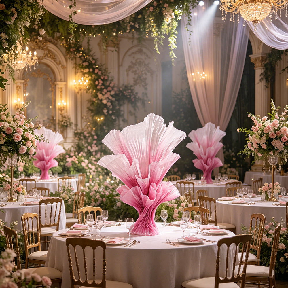 Flowerva "Romantic Light" Table Flower Wedding Decoration/Home Decor