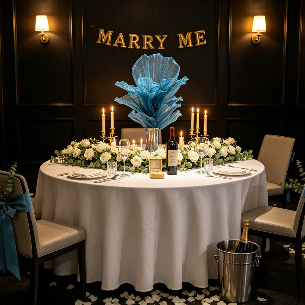 Flowerva "Ocean Love" Wedding Ceremony Deep Lake Blue