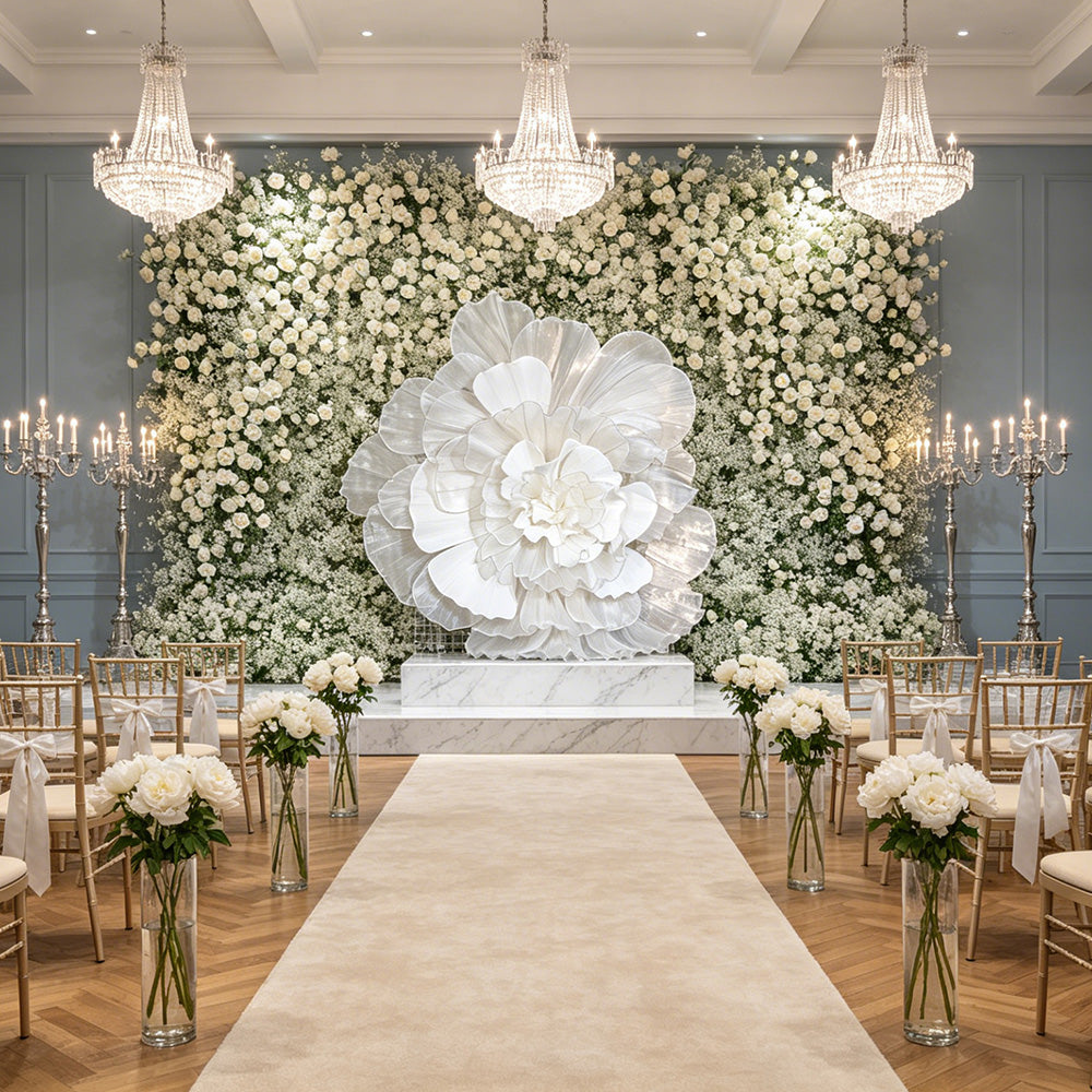 Flowerva Luminous Cloud Bloom Statement Decor